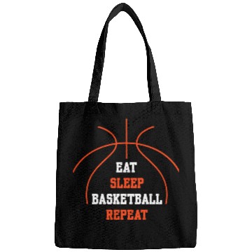 Discover Eat Sleep Basketball Repeat Bags