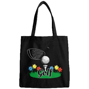 Discover Golf stick and ball on lawn Bags