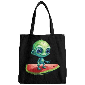 Discover Green Alien Meets Watermelon: Exotic Encounter Bags