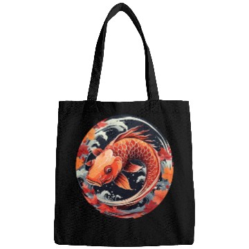Discover Autumnal Koi Fish at Sunset Bags