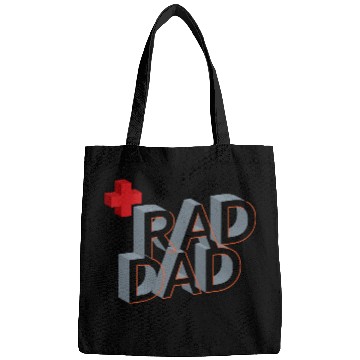 Discover Isometric Typography Rad Dad Bags