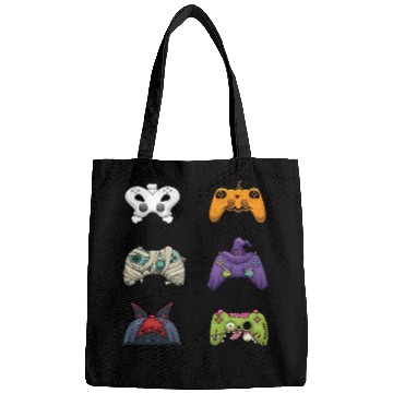 Discover Gaming Gamer Game Controller Lazy Creepy Halloween Bags
