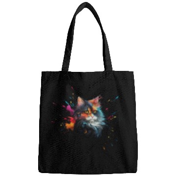 Discover Persian Cat Realistic Animal Portrait Bags