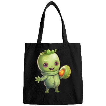 Discover Green Alien Meets Avocado: Healthy Extraterrestria Bags