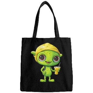 Discover Refreshing Alien Lemonade: Green & Yellow Blend Bags