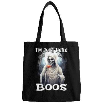 Discover Just Here For The Boos Scary Skeleton Bags