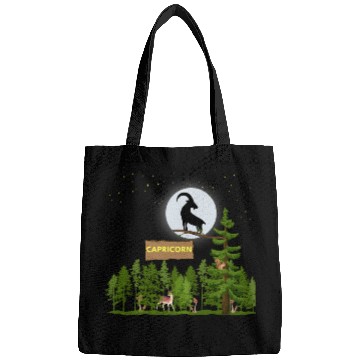 Discover Zodiac Sign Capricorn Astrology Wild Forest Bags