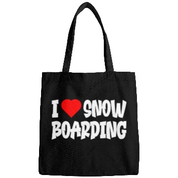 Discover I Love Snowboarding Bags