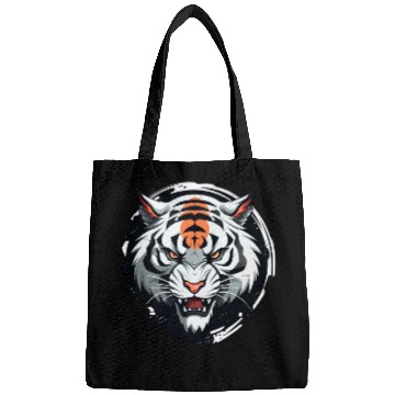 Discover Tiger anime style Bags