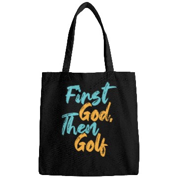Discover First God Then Golf Bags