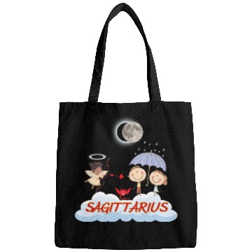 Discover Zodiac Sign Sagittarius Astrology Angel & Bow Bags
