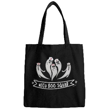 Discover Cute NICU Halloween | NICU boo squad design Bags