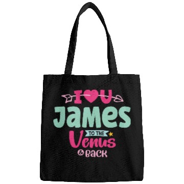 Discover I Love You James Valentines Bags