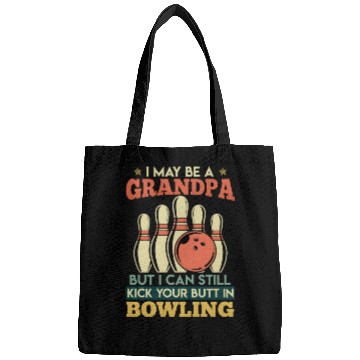 Discover Bowling Men Maybe a Grandpa Funny Bags