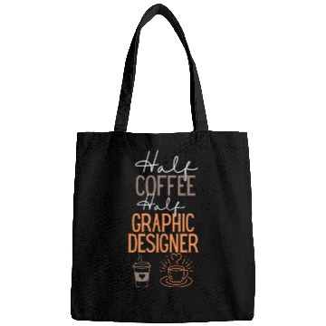 Discover funny Coffee and Graphic DesignerJob Bags