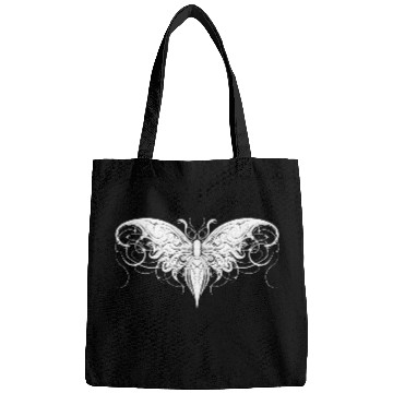Discover Cyber Sigilism Butterfly Tattoo Design Bags