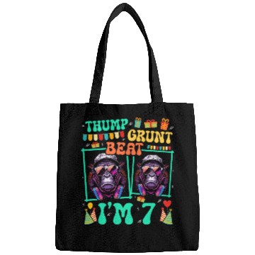 Discover Thump Grunt Beat I'm 7 Gorilla Lover Kid 7th Bags
