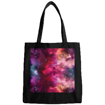 Discover Galaxy nebula abstract design Bags
