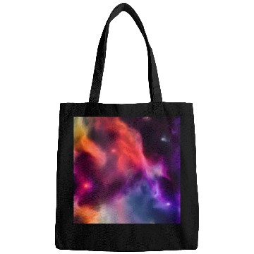 Discover Galaxy nebula abstract design Bags