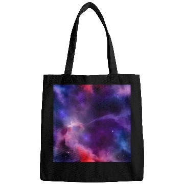 Discover Galaxy nebula abstract design Bags