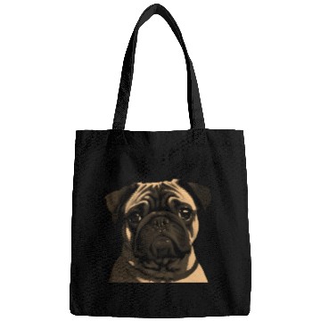 Discover Pug lovers graphic Bags and apparel
