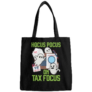 Discover Hocus Focus on Tax Focus Accountant Halloween Bags