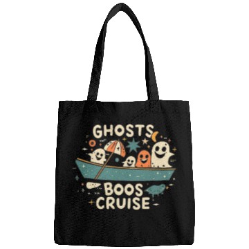 Discover Spooky Cute Kawaii Ghost Design – Boos Cruise Bags