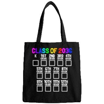 Discover Class Of 2036 Back To School Kindergartengrow with Bags