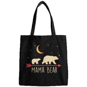 Discover Mama Bear with Cub Moon Stars Mama Bear Bags