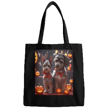 Discover Schnauzer Hallooween Spooktacular Bags