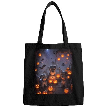 Discover Schnauzer Hallooween Spooktacular Bags
