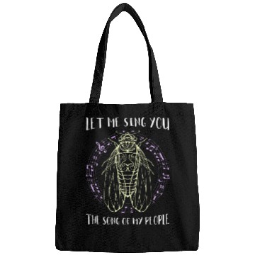 Discover Let Me Sing You The Song Of My People Cicada Line Bags