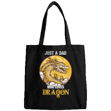 Discover Just A Dad Who Loves Dragon Bags