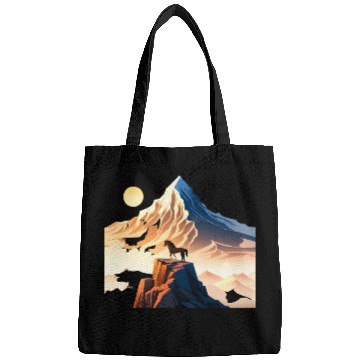 Discover Horse running to mountain Bags