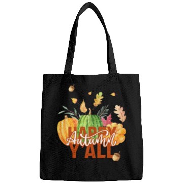 Discover Happy autumn y'all Bags
