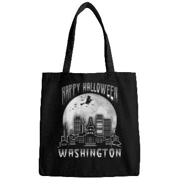 Discover Happy Halloween Washington DC Bags