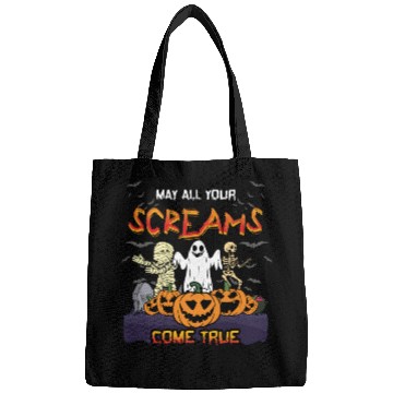 Discover Scary Horror Monsters Skeleton Creepy Halloween Bags