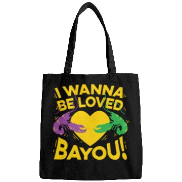 Discover I Wanna Be Loved Bayou Mardi Gras Bags