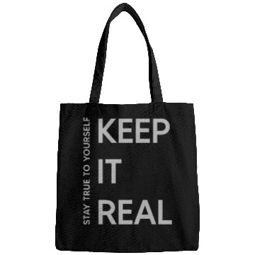 Discover Keep it real graphic Bags