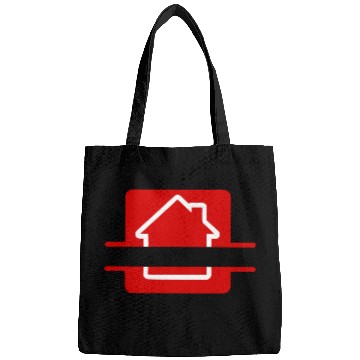 Discover Own text in House red image Bags
