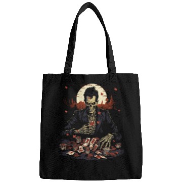 Discover Halloween Bluffing Fun Costume Spooky Poker Player Bags