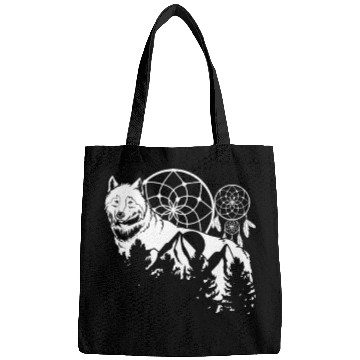 Discover Wolf Dream Catcher Bags