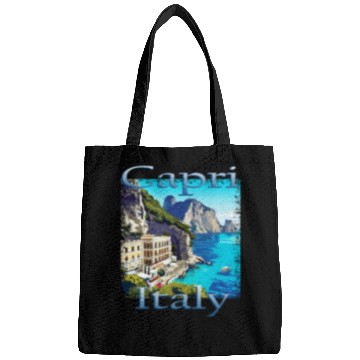 Discover Italy Capri Campania Unique Design Bags