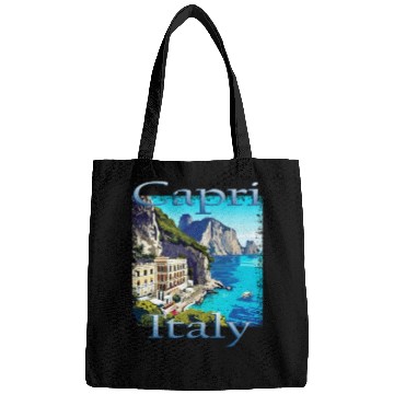 Discover Italy Capri Campania Unique Design Bags