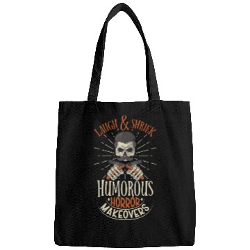 Discover Horror Barber Spooky Hairdresser Hairstylist Hair Bags