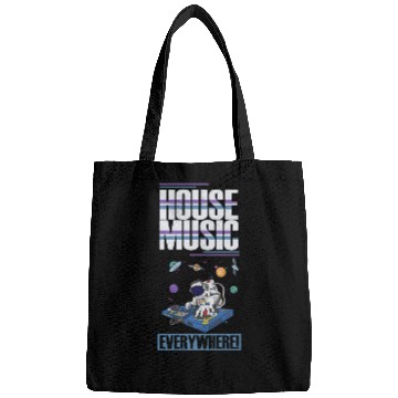 Discover House Music Everywhere Bags