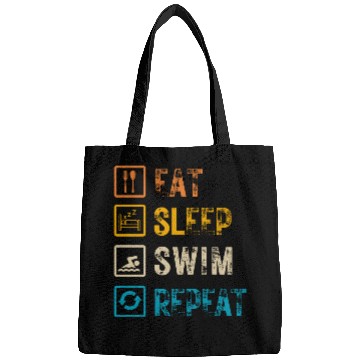 Discover Eat Sleep Swim Repeat Bags