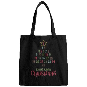 Discover Christmas Countdown Christmas Tree Numbers Xmas Bags