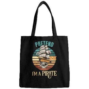 Discover Pretend Im A Pirate Funny Halloween Bags