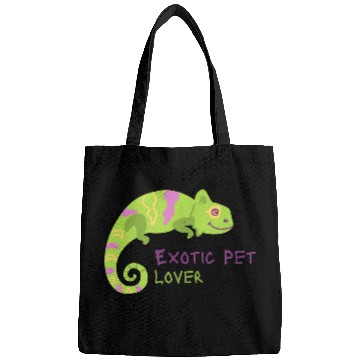 Discover Green Chameleon Lizard Exotic Pet Lover Bags